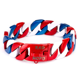 Cuban USA Collar - FINAL SALE No refunds or exchanges.