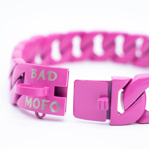 Cuban Pink Collar - Bad MoFo Dogsproduct_name 16" - Cuban Chain | Bad MoFo Dogs