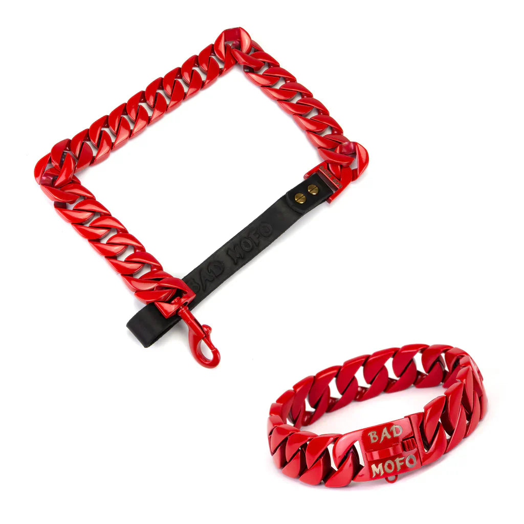 Cuban Dog Collar + Leash Bundle