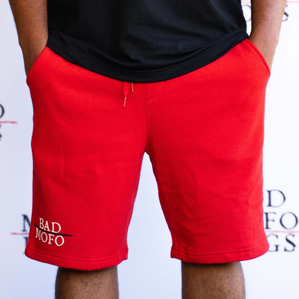 Red Sweatshorts