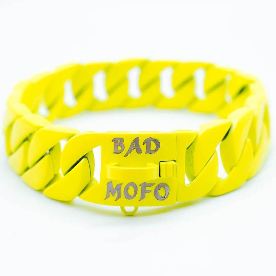 Cuban Lime Green Collar - Bad MoFo Dogsproduct_name 16" - Cuban Chain | Bad MoFo Dogs
