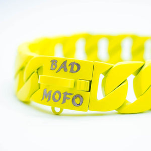 Cuban Lime Green Collar - Bad MoFo Dogsproduct_name 16" - Cuban Chain | Bad MoFo Dogs