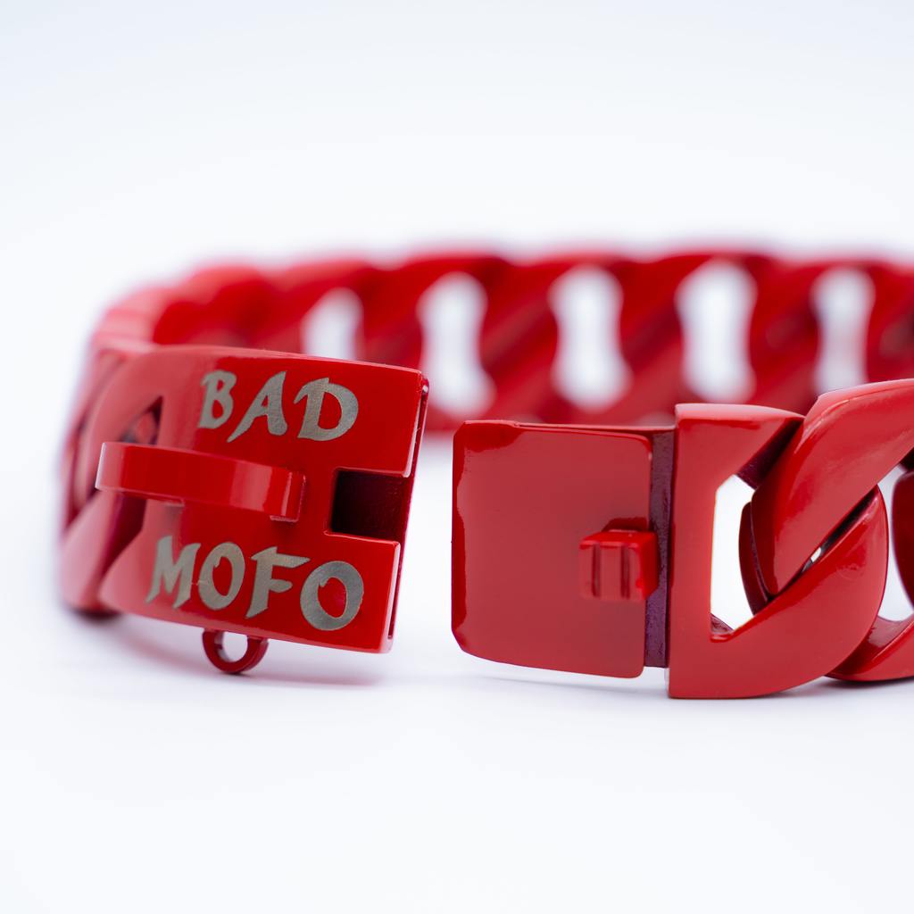 Cuban Red Collar - Bad MoFo Dogsproduct_name 16" - Cuban Chain | Bad MoFo Dogs