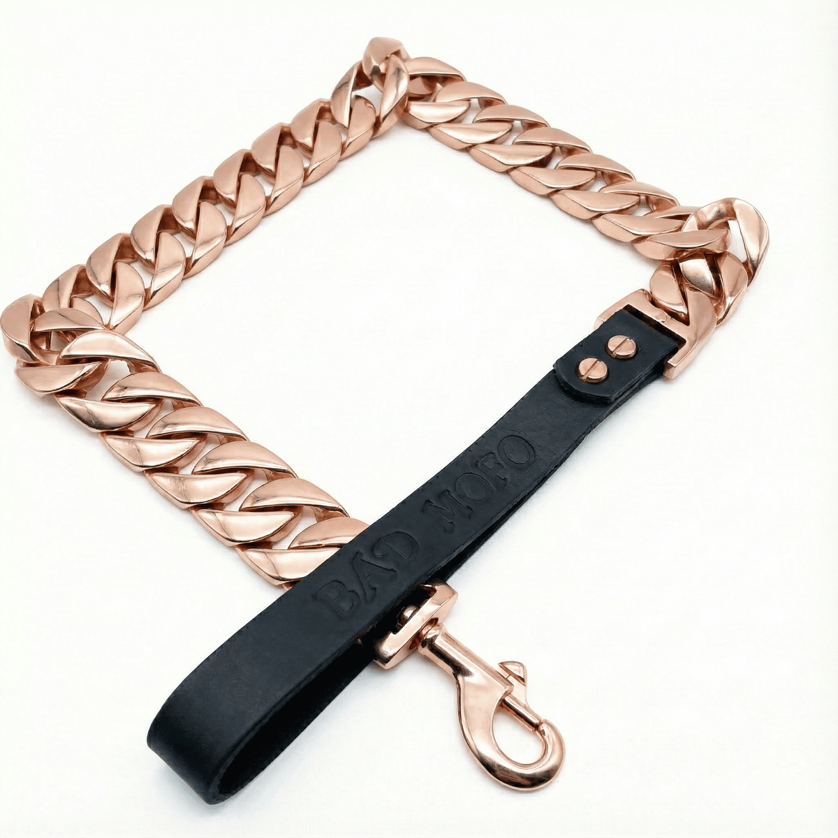 Rose Gold Cuban Leash