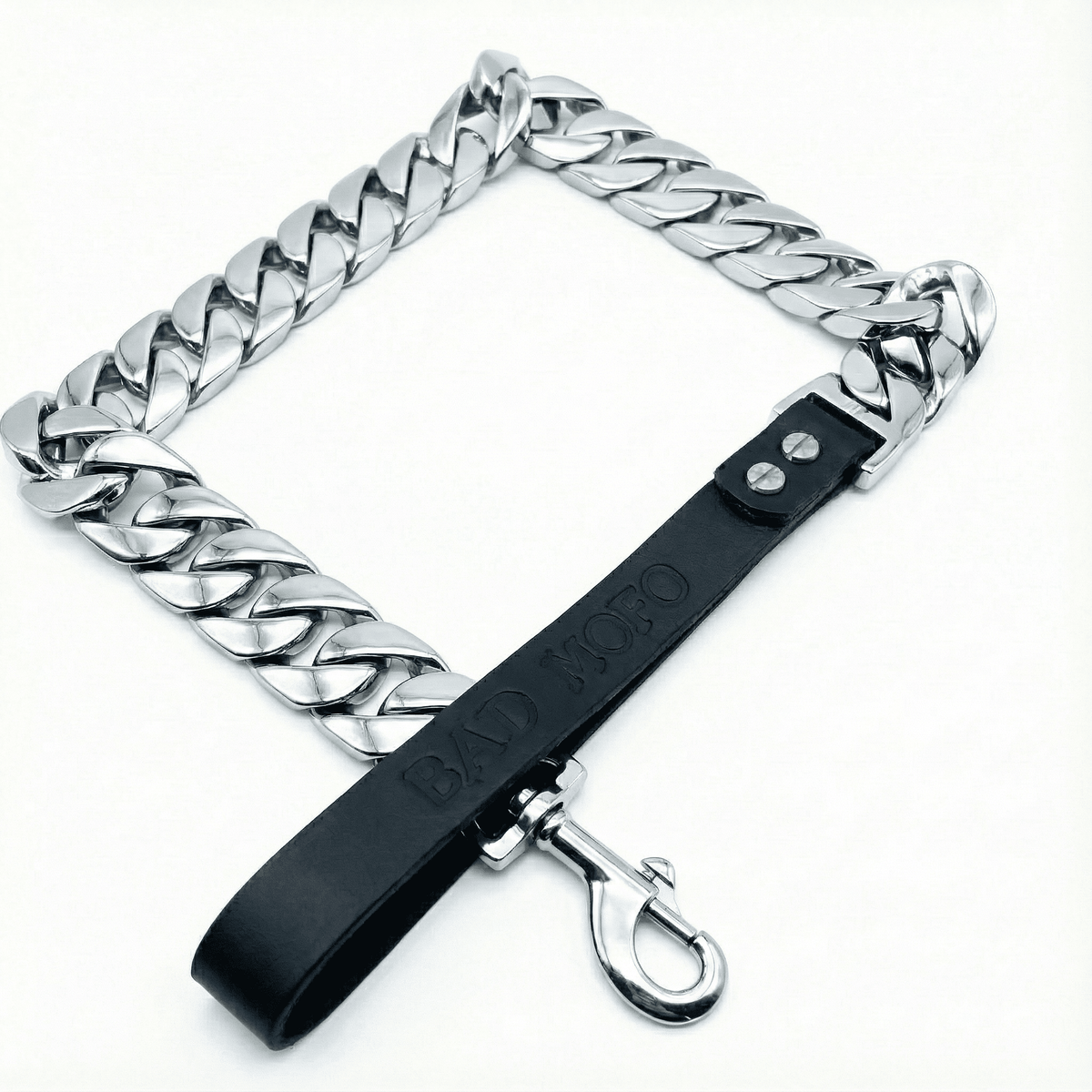 Silver Cuban Leash